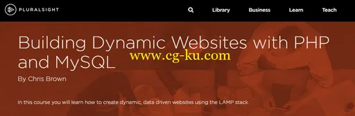 Building Dynamic Websites With PHP And MySQL的图片1