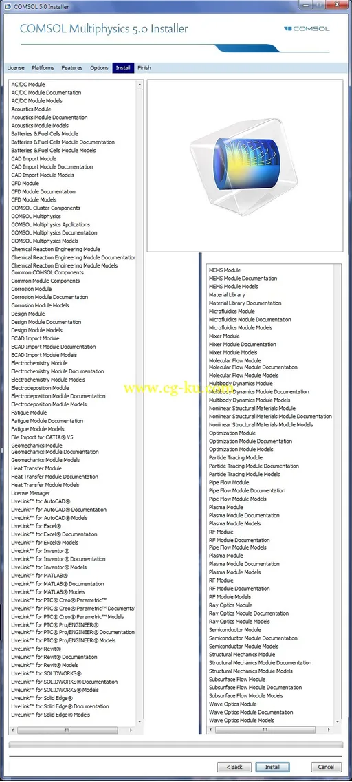 COMSOL Multiphysics 5.0 Windows/MacOsx/Linux Multilanguage的图片2