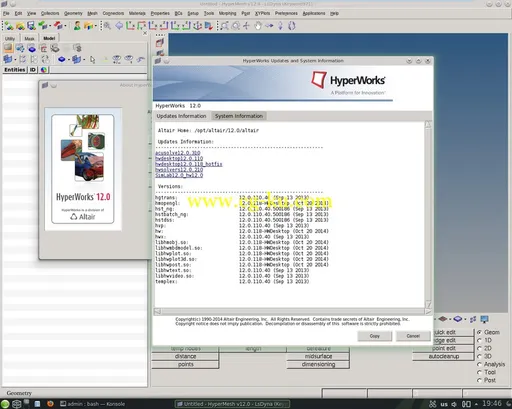 Altair HyperWorks Desktop 12.0.118 Win32/64 Linux64 HotFix的图片2