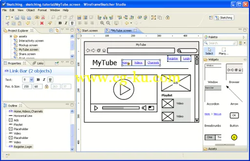 WireframeSketcher Studio V4.4.3 Win/MacOSX/Linux的图片1