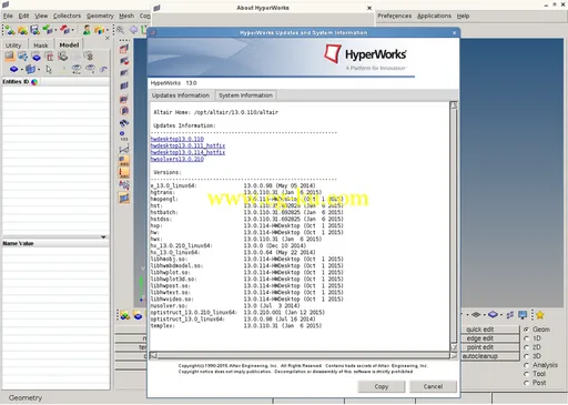 Altair HyperWorks Desktop 13.0.113 Hotfix Win/Linux的图片2