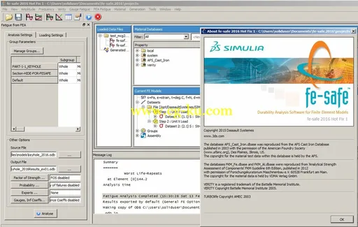 DS SIMULIA FE-SAFE 2016 HF1 Win/Linux的图片2