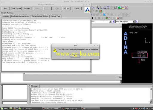 ADINA System 9.2.1 Win/Linux的图片3