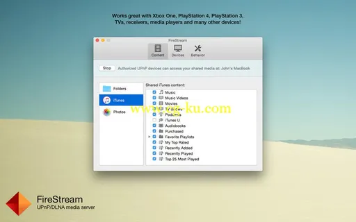 FireStream 1.23 MacOSX的图片1