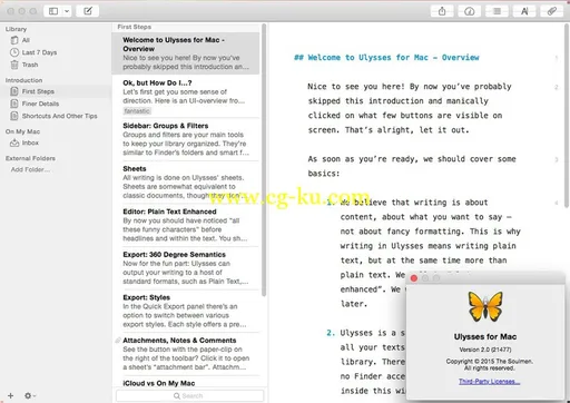 Ulysses 2.5 Multilangual MacOSX的图片2