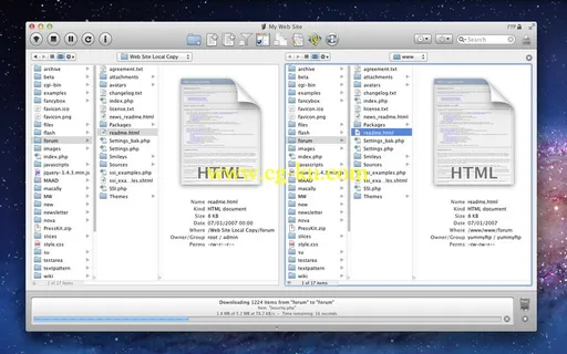 Yummy FTP Pro 1.11.4 Multilingual MacOSX的图片1