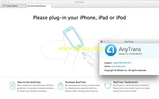 IMobie AnyTrans 4.9.2 Multilingual MacOSX的图片2