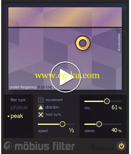 IZotope Mobius Filter V1.00 MacOSX的图片1