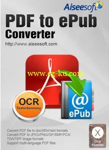 Aiseesoft Mac PDF To EPub Converter 3.2.30 MacOSX的图片1