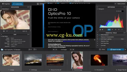 DxO Optics Pro 10.5.4 Elite Multilingual MacOSX的图片2