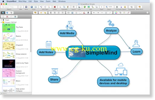 SimpleMind 1.12.1 MacOSX的图片1