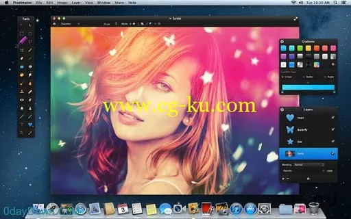 Pixelmator 3.4.3 Multilingual MacOSX 平台专有图像处理软件的图片2