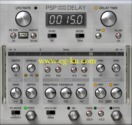 Psp Audioware StompDelay V1.0.0 WiN / OSX的图片1