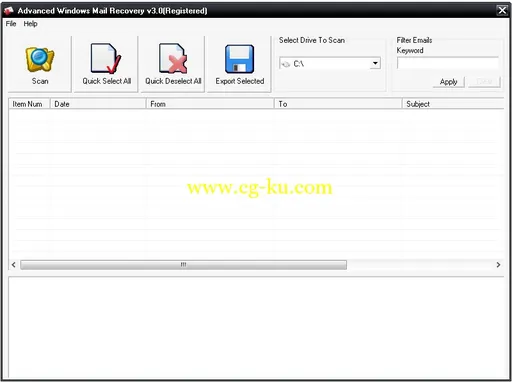 Advanced Windows Mail Recovery 3.0的图片1