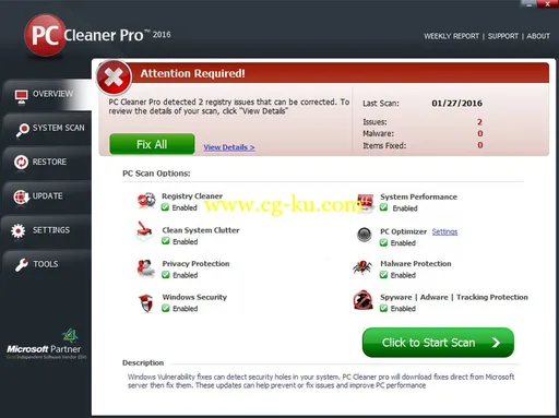 PC Cleaner Pro 2016 14.0.16.4.7的图片1