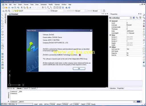 ZWCAD Classic 2015 V11.10的图片2