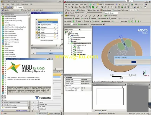 FunctionBay Multi-Body Dynamics For ANSYS 16.1的图片2