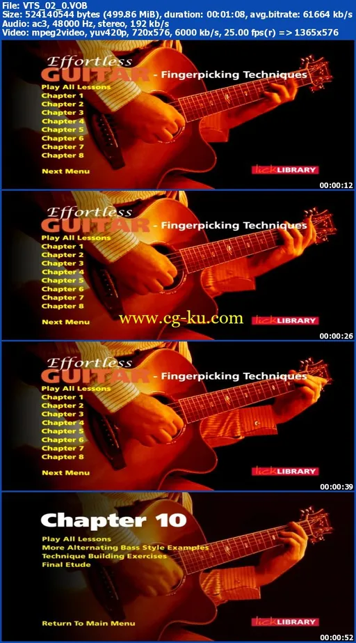 Lick Library – Effortless Guitar: Fingerpicking Techniques的图片2