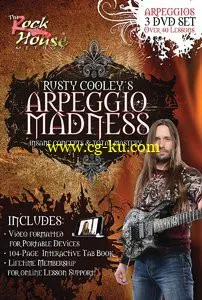 The Rock House Method – Rusty Cooley’s Arpeggio Madness Insane Concepts & Total Mast的图片1