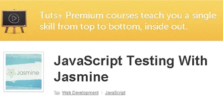 Tutsplus – JavaScript Testing With Jasmine的图片1