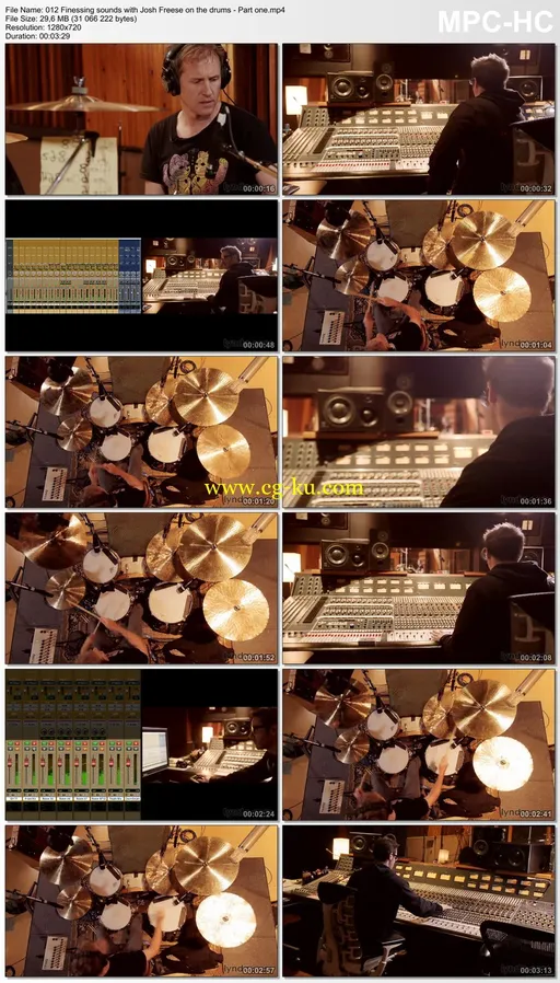 Lynda – Drum Recording Session With Josh Freese的图片2