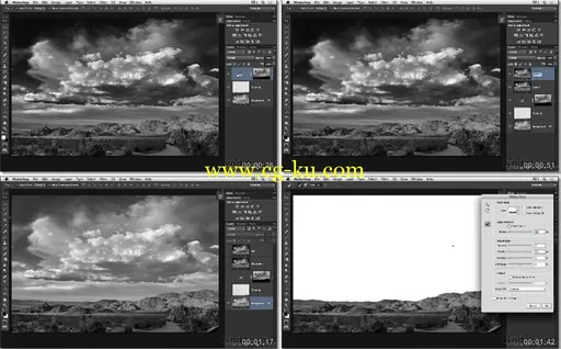 Lynda – Black-and-White Project: Creating a Dramatic Landscape with Lightroom and Photoshop的图片1