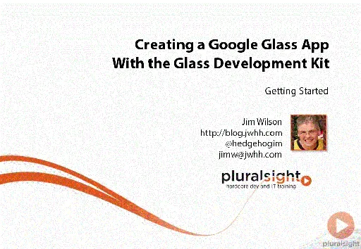 Creating A Google Glass App With The Glass Development Kit的图片1