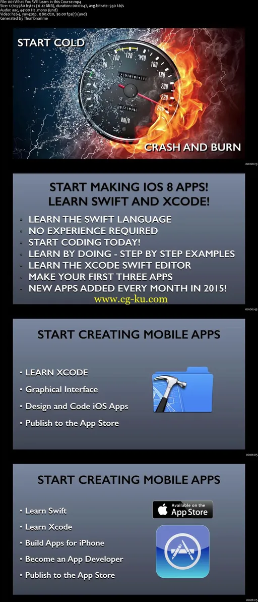 Make IPhone Apps Using Swift, Xcode And IOS8 – 7 Apps的图片2