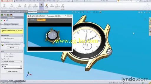 Lynda – SolidWorks Rendering With PhotoView 360的图片3