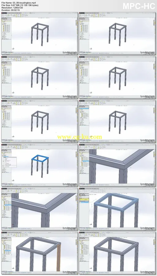 Lynda – Weldments With SolidWorks的图片2