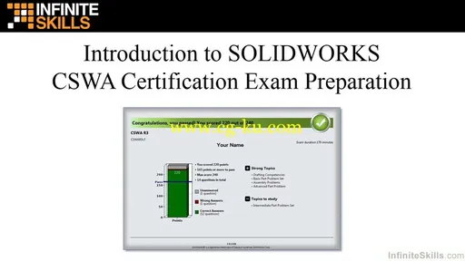 InfiniteSkills – Certified SolidWorks Associate (CSWA) Exam Training的图片3