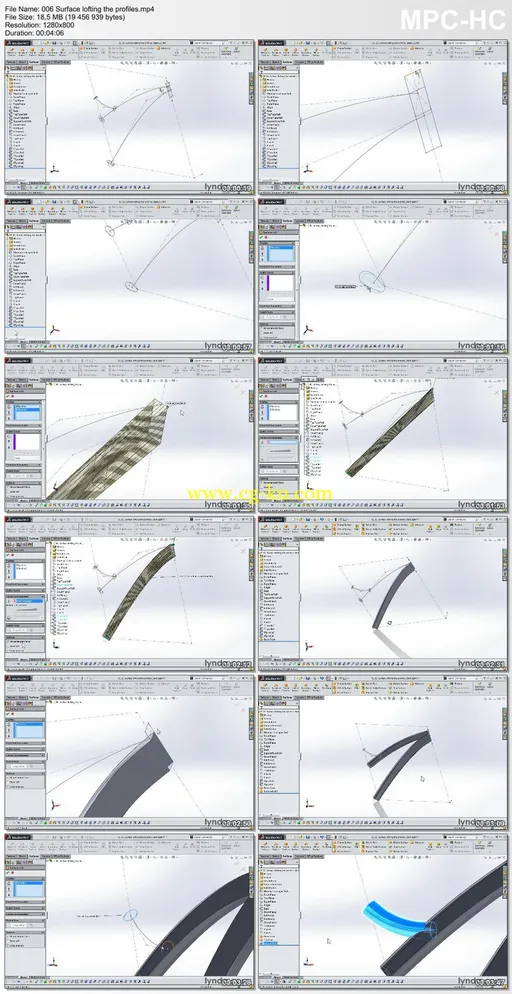 Lynda – Modeling A Bicycle Frame With SolidWorks的图片2