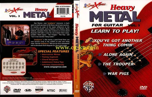 重金属吉他教程V3 SongXpress – Heavy Metal For Guitar – V3 – DVD (2002)的图片1