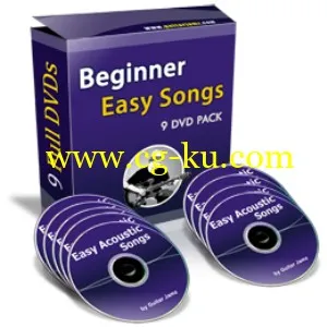 Guitarjamz.com – Beginner Easy Songs 9 DVD Pack的图片1