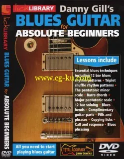 Danny Gills – Blues Guitar For Absolute Beginners 布鲁斯吉他初学教程的图片1