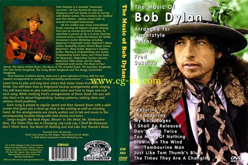 Grossman Guitar Workshop – Fred Sokolow – The Music Of Bob Dylan – DVD (2004)的图片1