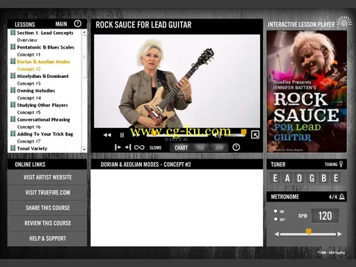 Truefire – Jennifer Batten’s Rock Sauce For Lead Guitar (2014)的图片3