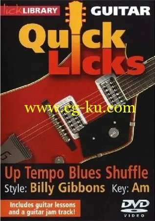 Quick Licks – Up Tempo Blues Shuffle Am By Billy Gibbons (2013) 节奏蓝调吉他课程的图片1