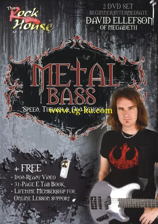 David Ellefson: Metal Bass – Speed, Thrash And Old School 贝斯课程的图片1