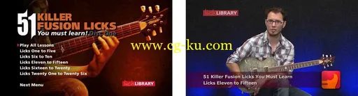 Lick Library – Tom Quayle – 51 – Killer Fusion Licks – DVD (2013) 吉他课程的图片4