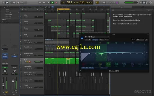 Groove3 – Producing Deep House In Logic Pro X (2014)的图片4