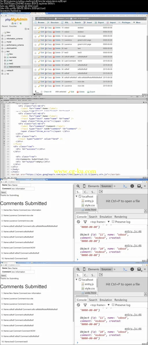 JavaScript AJAX PHP MySQL Create A Dynamic Web Form Project的图片2