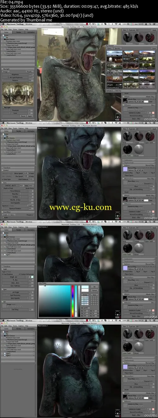 CGcircuit – Designing a Scary Creature 3的图片1