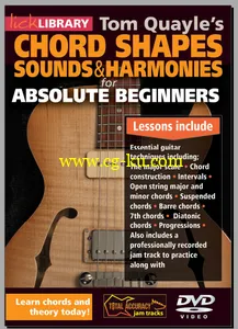 Lick Library – Chord Shapes, Sounds And Harmonies For Absolute Beginners (2015)的图片1