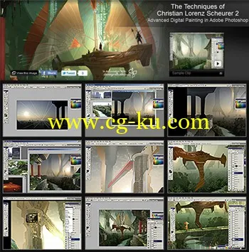 The Techniques of Christian Lorenz Scheurer 2 Advanced Digital Painting in Adobe Photoshop的图片1