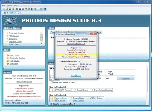 Proteus 8.3 SP2 With Advanced Simulation的图片2