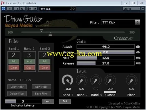 Bayou Media Drum Gator V1.0.5 WiN OSX的图片1