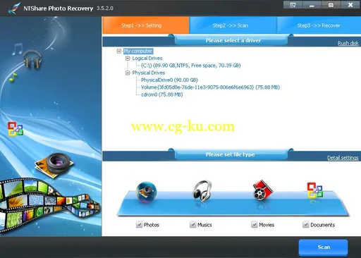 NTShare Photo Recovery 3.5.7.0 + Portable的图片1