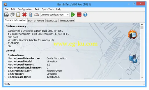 PassMark BurnInTest Pro 8.1.1013 X86/x64的图片1