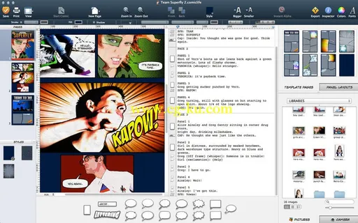 Comic Life 3.5.1 MacOsX的图片1